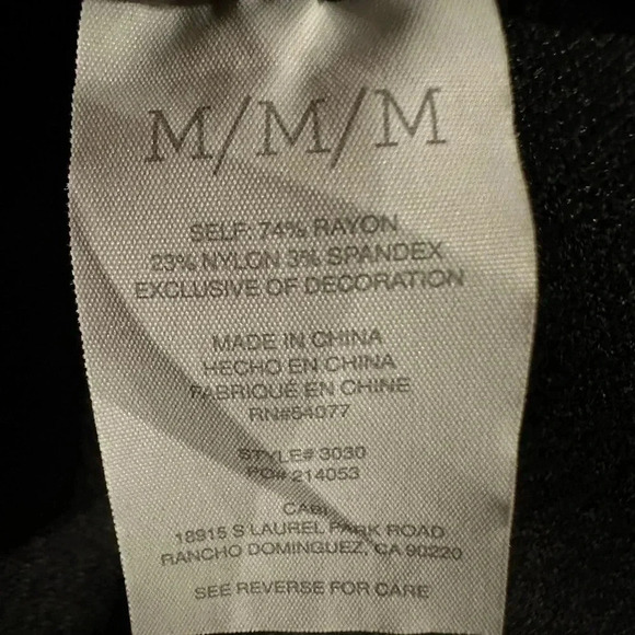 Cabi Ponte Crew Blazer Jacket Dark Gray Size M - Picture 10 of 12